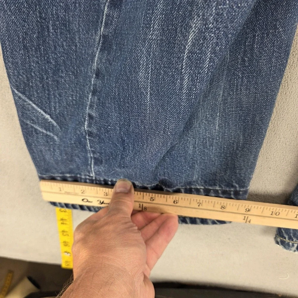 Vintage Levis Engineered Jeans Mens 30x32 Blue Twisted Buckle Back One Pocket